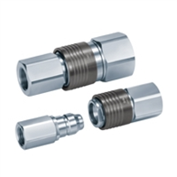 KKA9S-14MSMC不銹鋼型接頭 帶單向閥