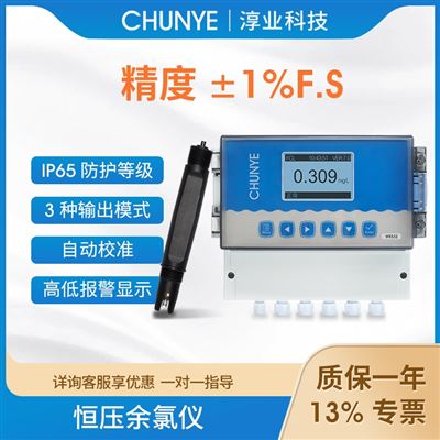 W8532淳业在线余氯仪