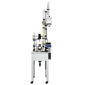 单层玻璃反应釜款精馏塔