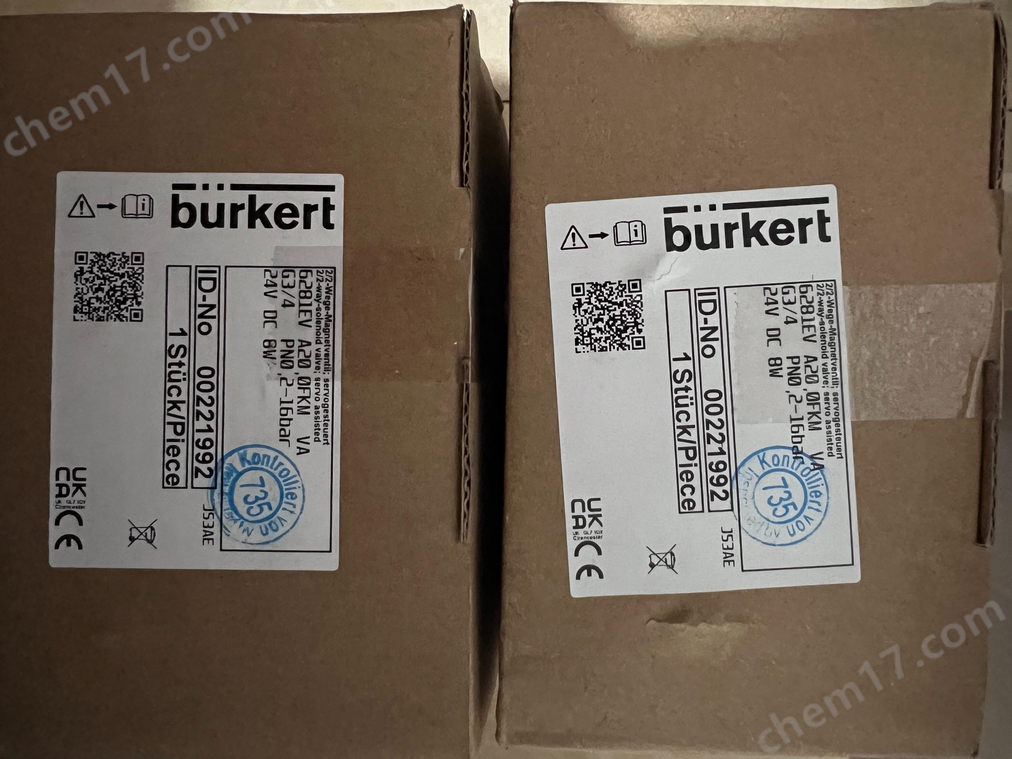 BURKERT不銹鋼閥體電磁閥00221992寶德原裝