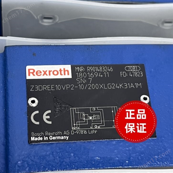 Rexroth力士樂比例閥R901483246