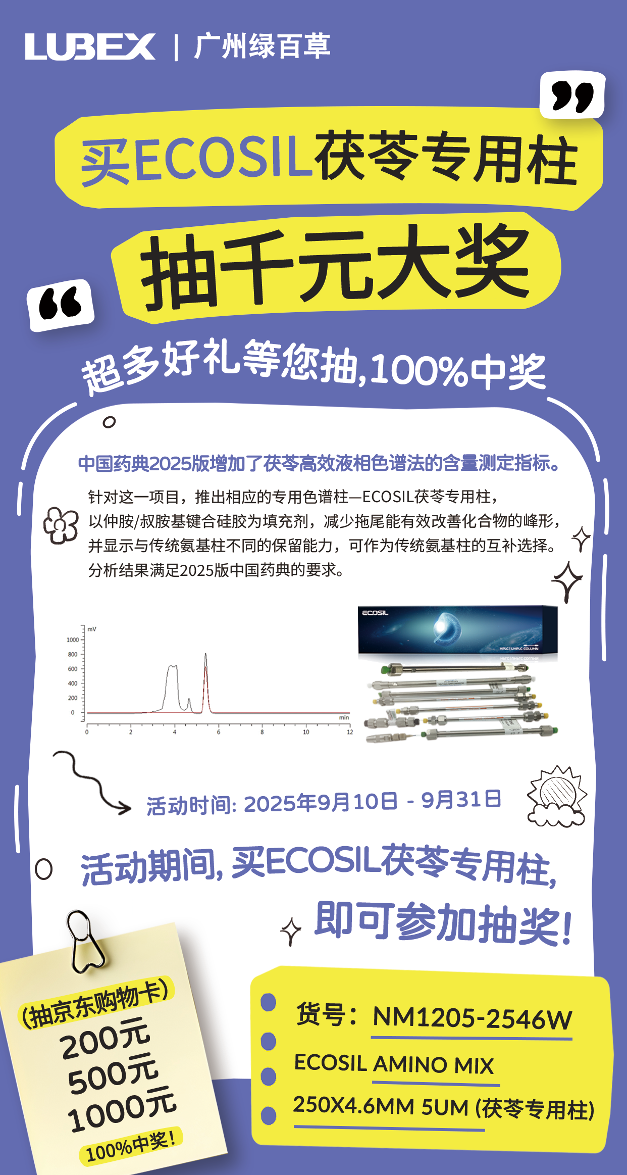 【2025版藥典-茯苓專用柱】買柱即抽千元大獎！文末還有小彩蛋送公仔~