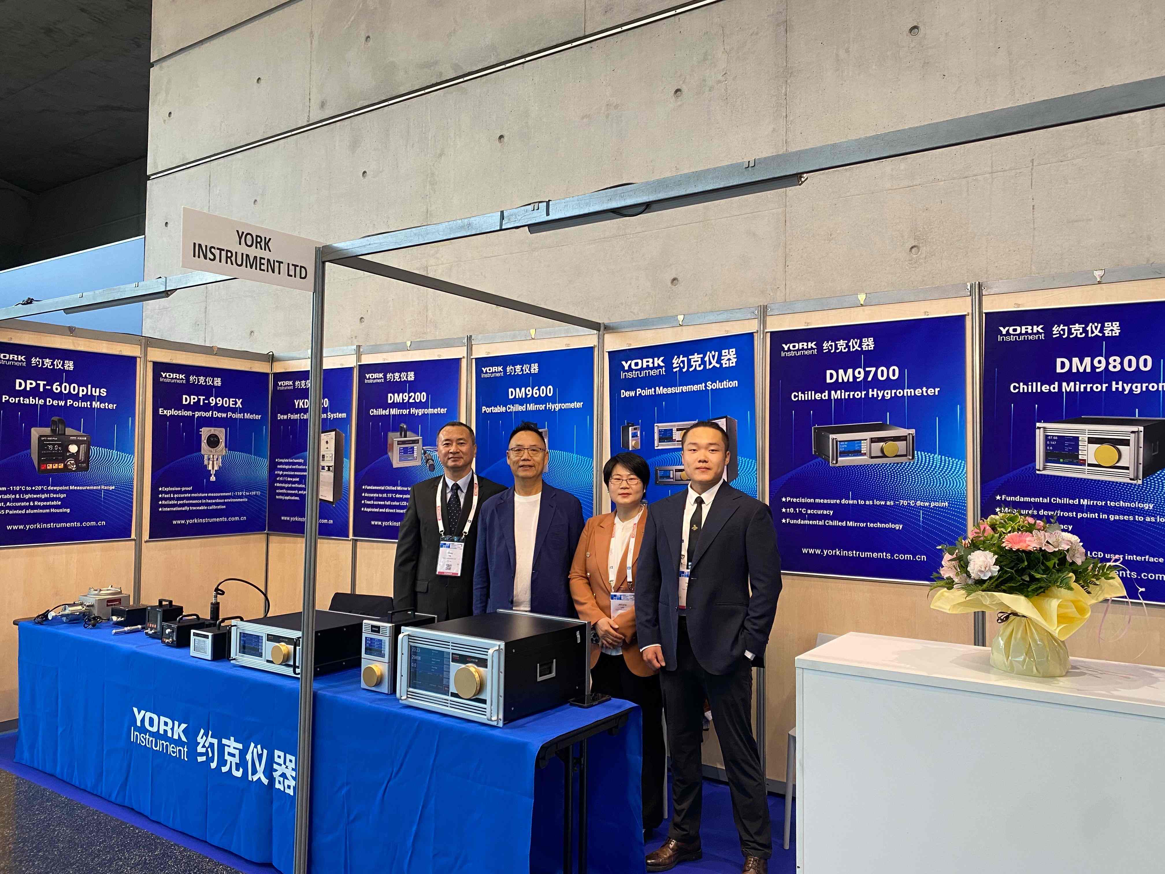 約克儀器露點(diǎn)儀亮相世界溫濕度大會(huì)>> TEMPMEKO-ISHM 2025 <<