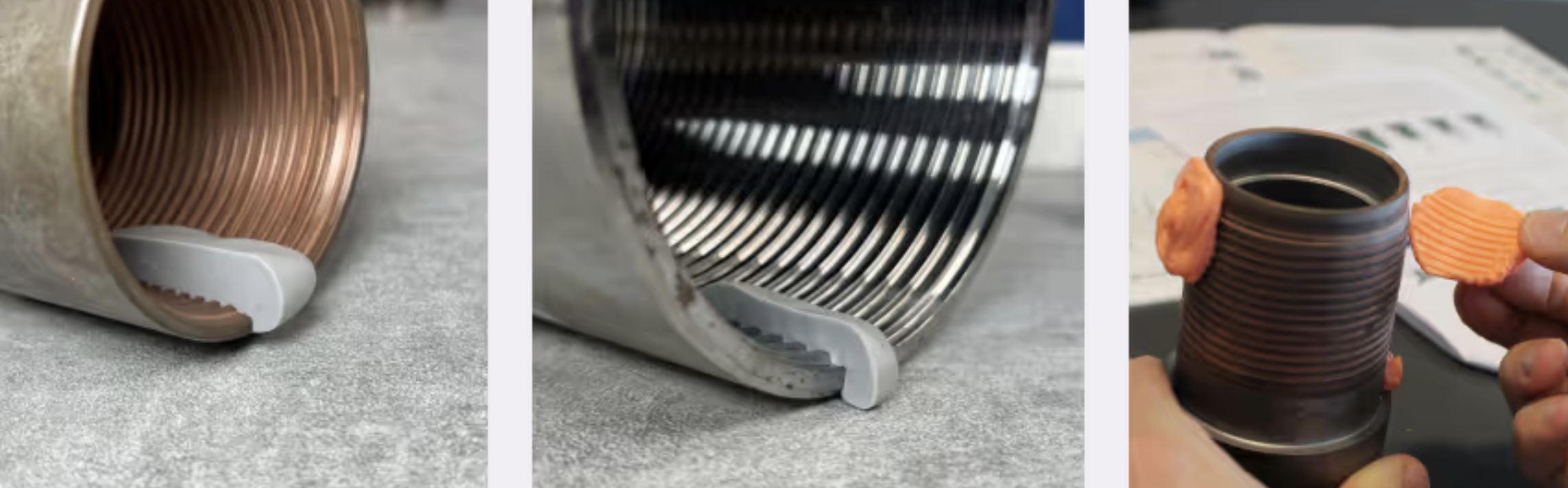 利用Sylvac工业仿形胶泥印模材料进行API螺纹检测