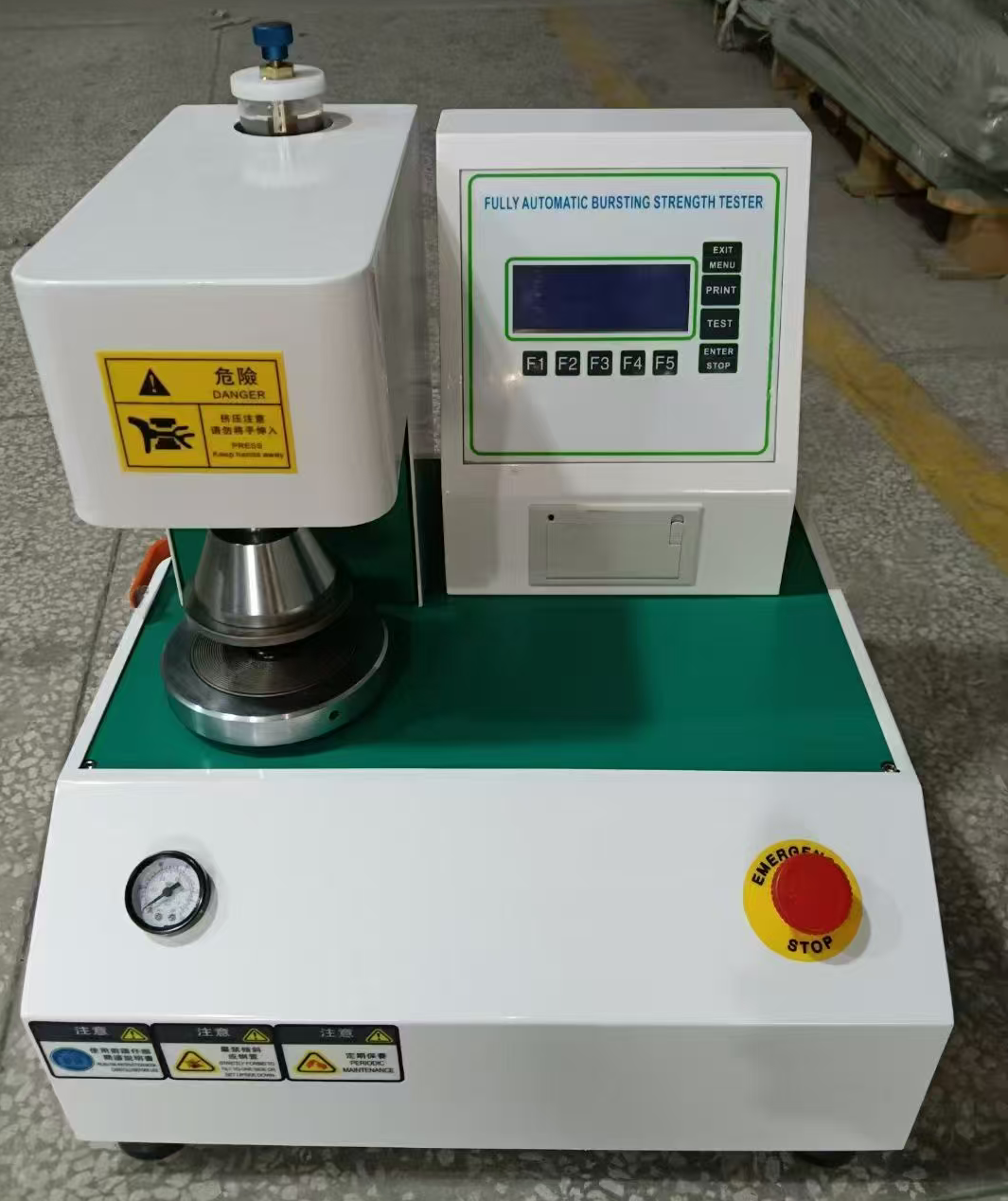 全自動破裂強度試驗機今日出貨！為品質(zhì)檢測注入高效新動能，感謝客戶的信任