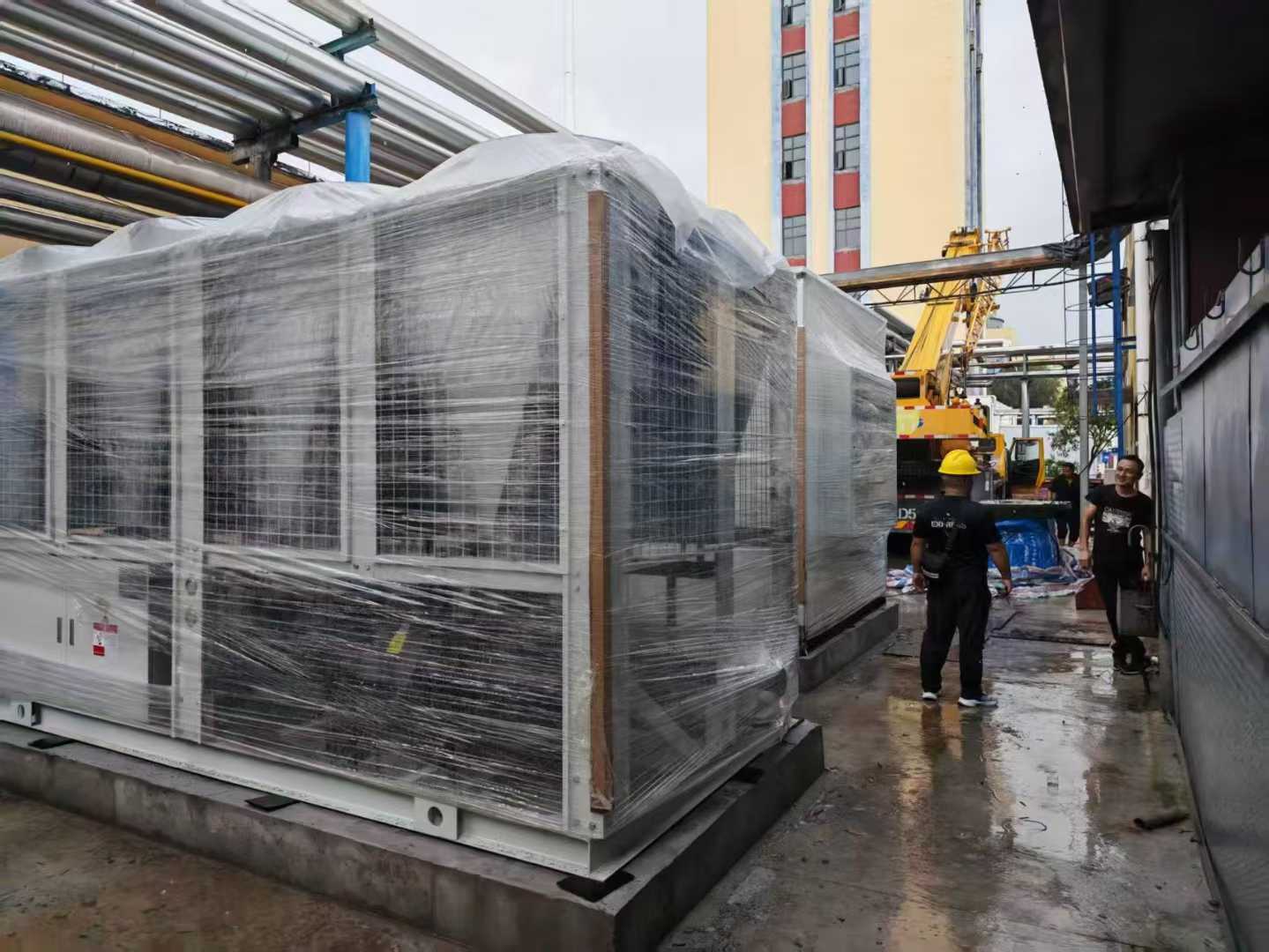 陈四楼煤矿采购众有全新风降温除湿空调为矿井电机降温