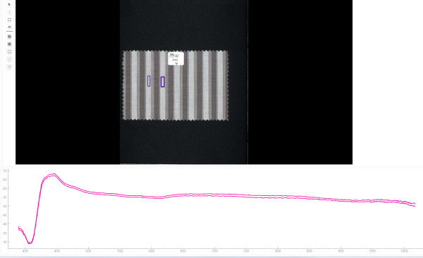 布料高光谱数据采集与材质无损识别方案