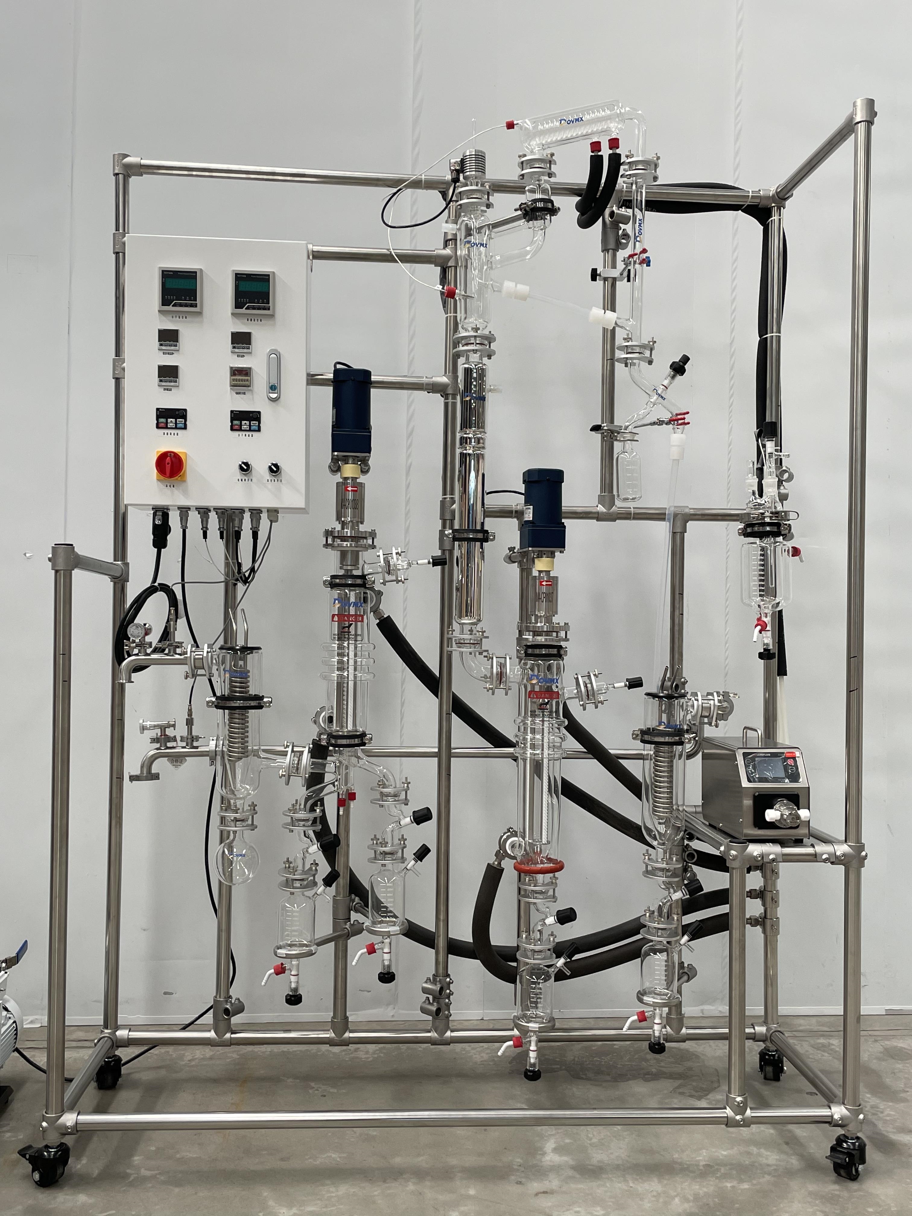 分子蒸馏+薄膜蒸发器+精馏组合装置